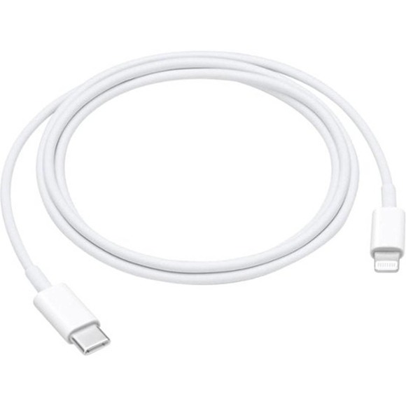 Apple - MM0A3AM/A 3.3' USB Type C-to-Lightning Charging Cable - White - Picture 1 of 5